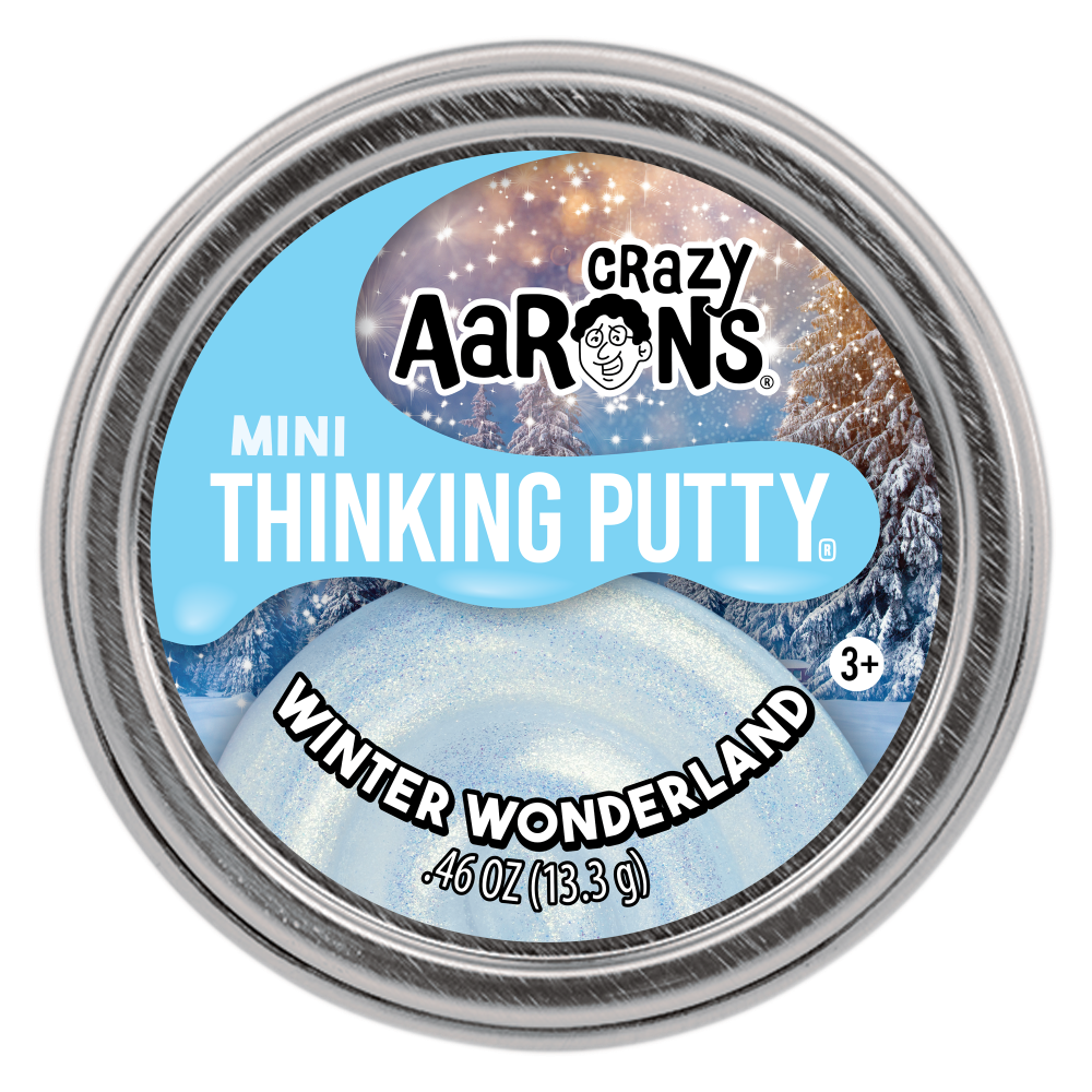 slide 1 of 2, Crazy Aarons® Winter Wonderland Mini Thinking Putty®, 0.46 oz