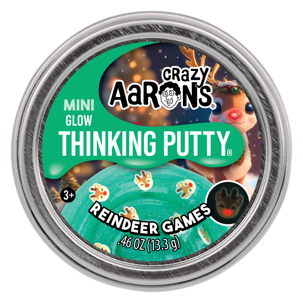 slide 2 of 3, Crazy Aarons® Reindeer Games Mini Thinking Putty®, 0.46 oz