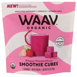 Waav Organic Organic Pitaya Passionfruit Smoothie Cubes