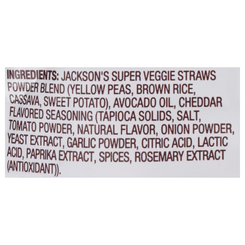slide 4 of 5, Jacksons Straws Vggie Chd Avo, 5 oz