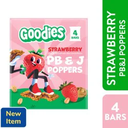 Goodies Strawberry PB&J Poppers Kids' Snack Bars, 3.53 oz