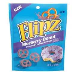 Flipz® Blueberry Donut Flavored Covered Pretzels, 4.3 oz
