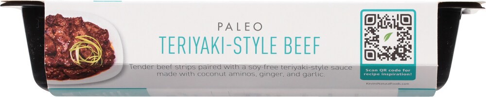 slide 4 of 4, Kevin's Natural Foods Paleo Teriyaki-Style Beef 16 oz, 16 oz
