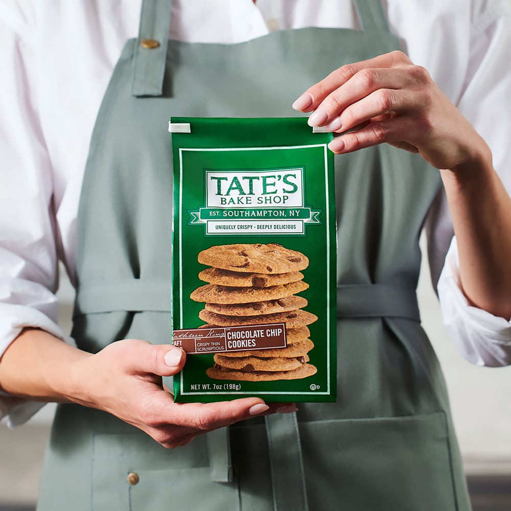 slide 2 of 6, Tate's Bake Shop Cookies All Natural Chocolate Chip - 7 oz, 7 oz