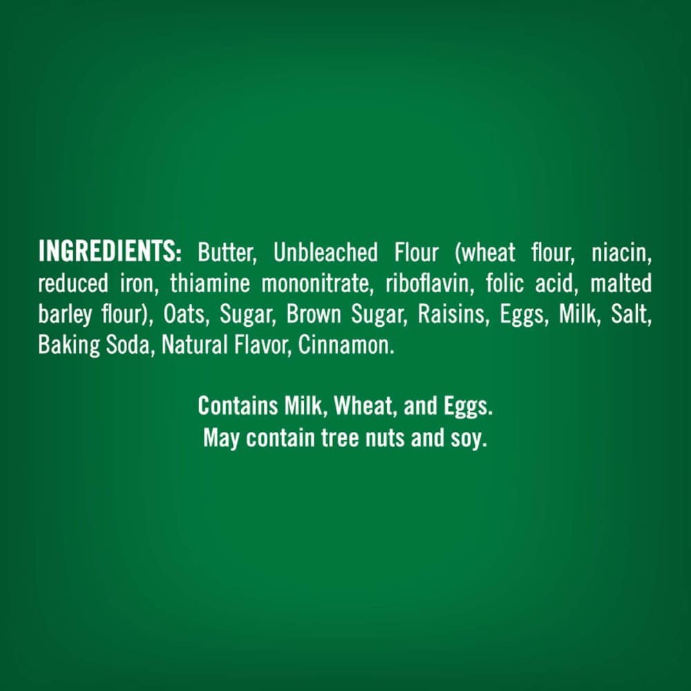 slide 2 of 6, Tate's Bake Shop Oatmeal Raisin Cookies, 7 oz, 7 oz