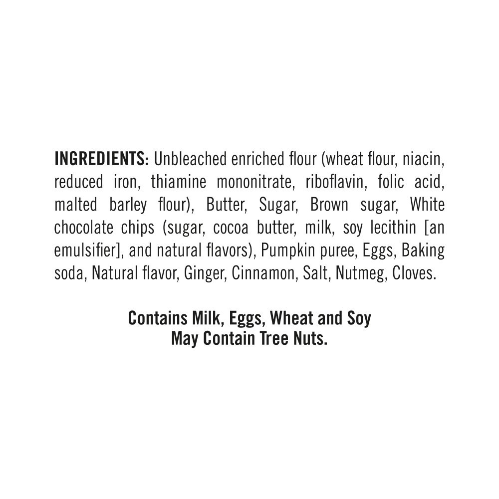 slide 3 of 6, Tate's Bake Shop Pumpkin Spice Cookies with White Chocolate Chips, Limited Edition, 6.5 oz, 6.5 oz