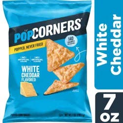 PopCorners Popped-Corn Snack, White Cheddar Flavored