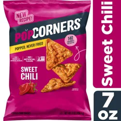 PopCorners The Crunchy And Wholesome Popped-Corn Snack Sweet Chili 7 Oz