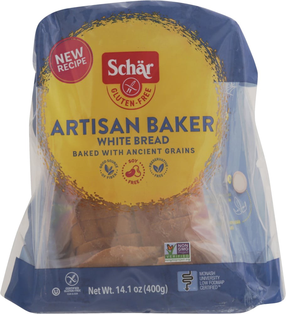 slide 2 of 4, Schär Gluten-Free Artisan Baker White Bread 14.1 oz, 14.1 oz