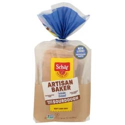 Schar White Artisan Baker Gluten-Free Bread Made With Sourdough