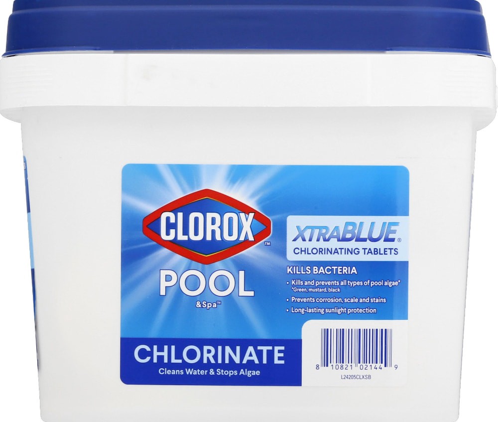 slide 2 of 3, Clorox Pool Xtrablue Chlorinating Tablets - 5lb, 5 lb