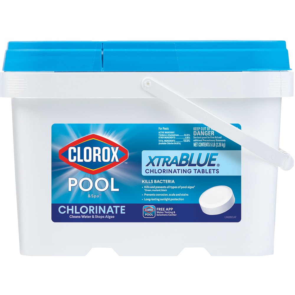 slide 3 of 3, Clorox Pool Xtrablue Chlorinating Tablets - 5lb, 5 lb