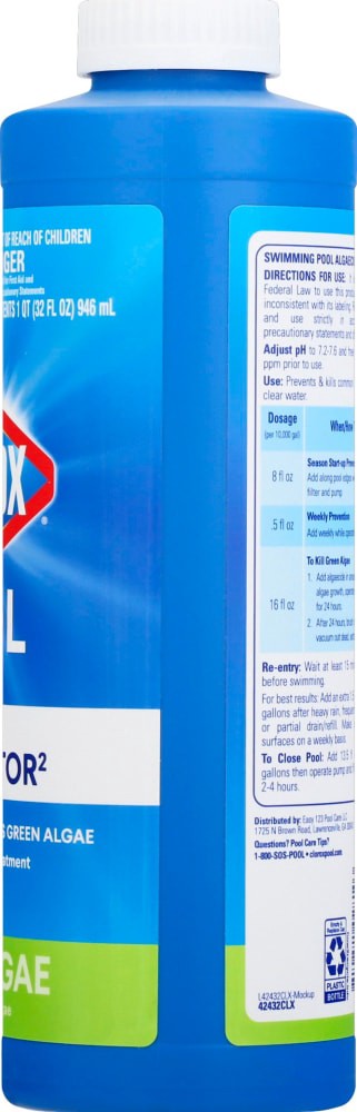 slide 3 of 3, Clorox Green Algae Eliminator - 32 fl oz, 32 fl oz