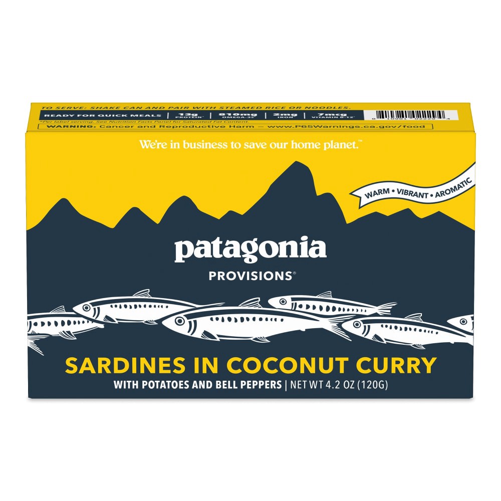slide 5 of 5, Patagonia Coconut Curry Sardines, 4.2 oz
