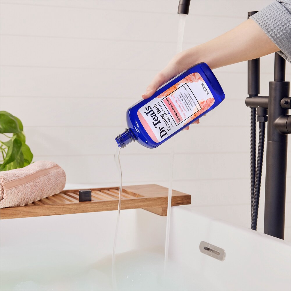 slide 2 of 2, Dr. Teal's Restore & Replenish Pink Himalayan Foaming Bath, 34 oz