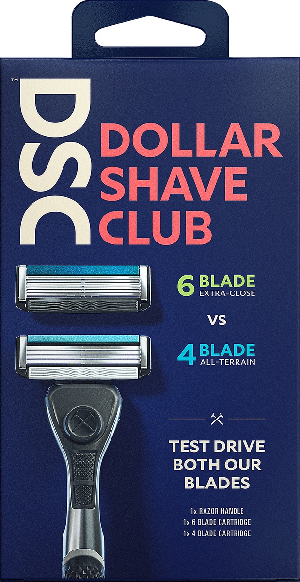 slide 2 of 3, Dollar Shave Club Mixed Razor Starter Kit, 1 ct