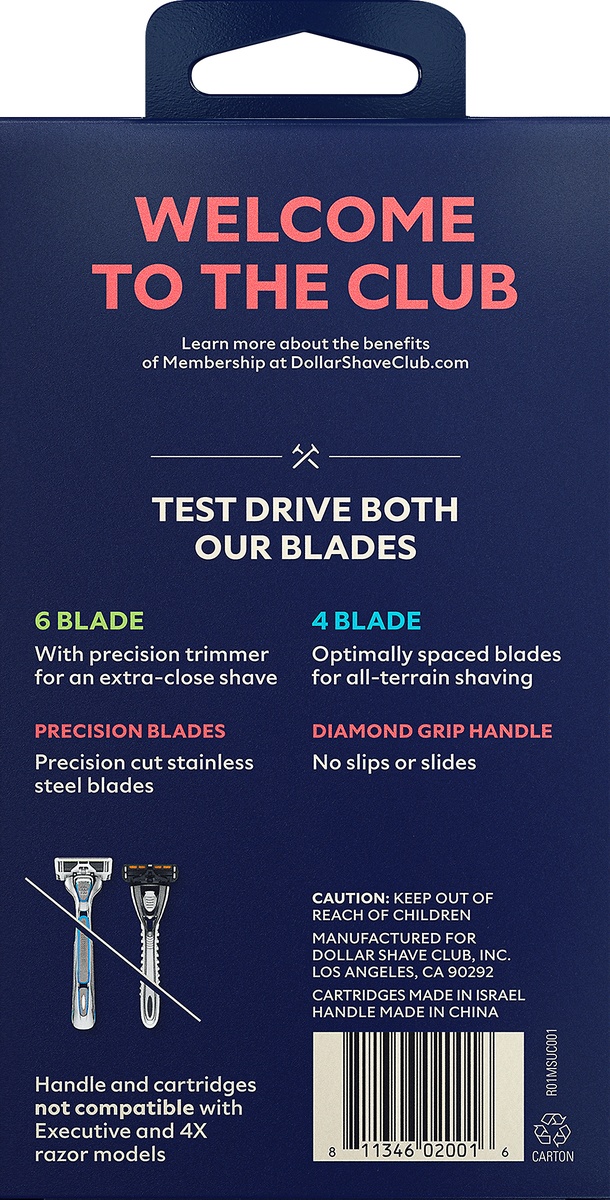 slide 3 of 3, Dollar Shave Club Mixed Razor Starter Kit, 1 ct