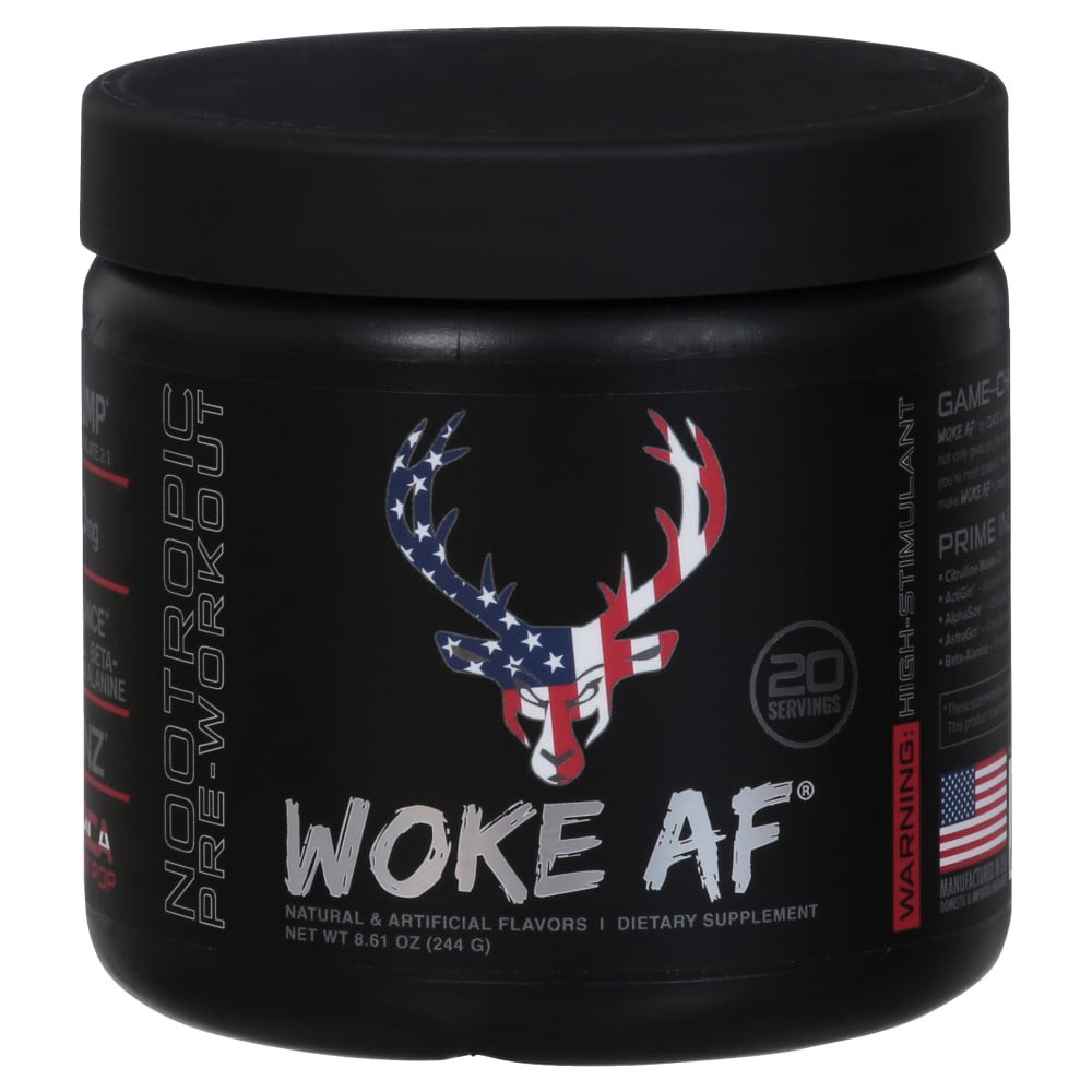 slide 2 of 2, Woke AF Nootropic Pre-Workout 8.6 oz, 8.6 oz