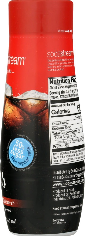 slide 4 of 4, SodaStream Cola Zero Calorie Mix - 14.8 fl oz, 14.8 fl oz