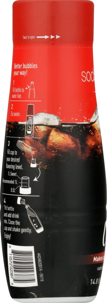 slide 3 of 4, SodaStream Cola Zero Calorie Mix - 14.8 fl oz, 14.8 fl oz