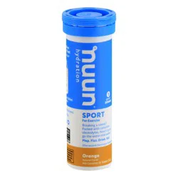 Nuun Hydration Sport Drink Tablets Orange Flavor