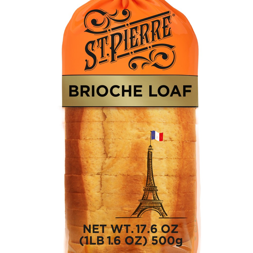 slide 2 of 5, St Pierre Brioche Loaf, 17.6 oz