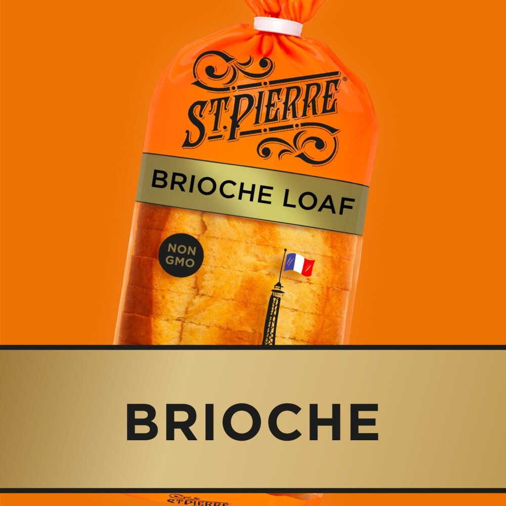 slide 4 of 5, St Pierre Brioche Loaf, 17.6 oz