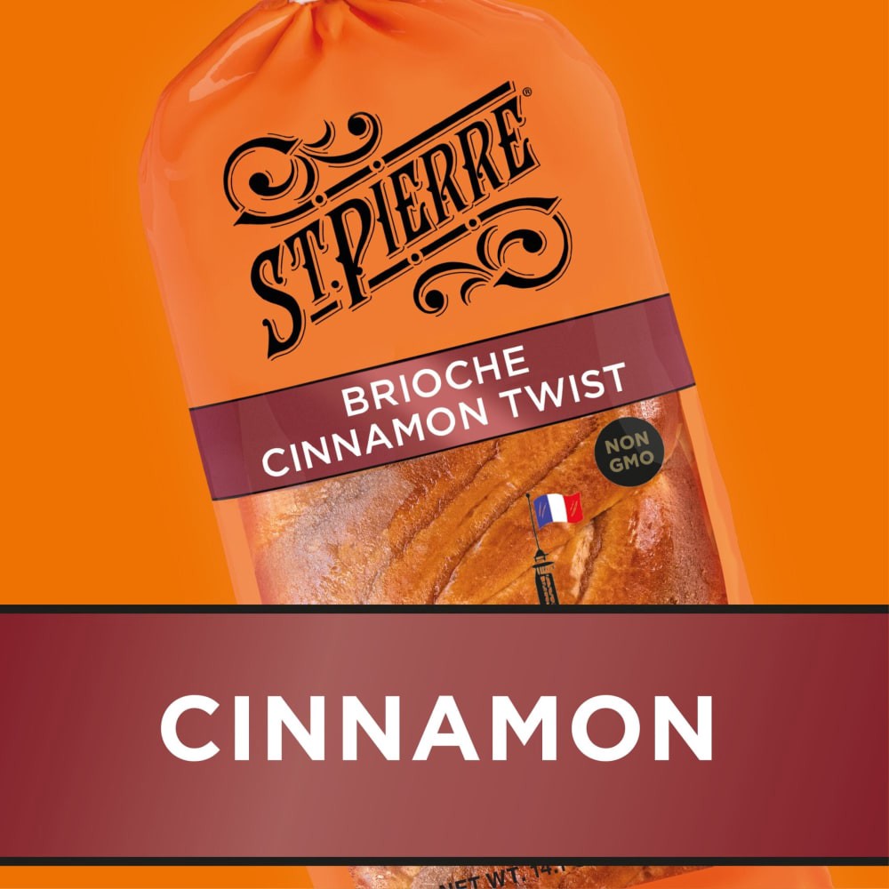 slide 4 of 5, St Pierre Cinnamon Brioche Twist 14.1 oz, 14.1 oz
