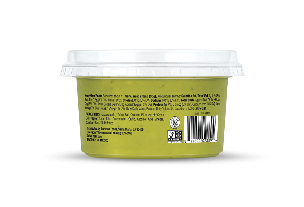 slide 3 of 3, Cabo Fresh Classic Mild Guacamole, 12 oz