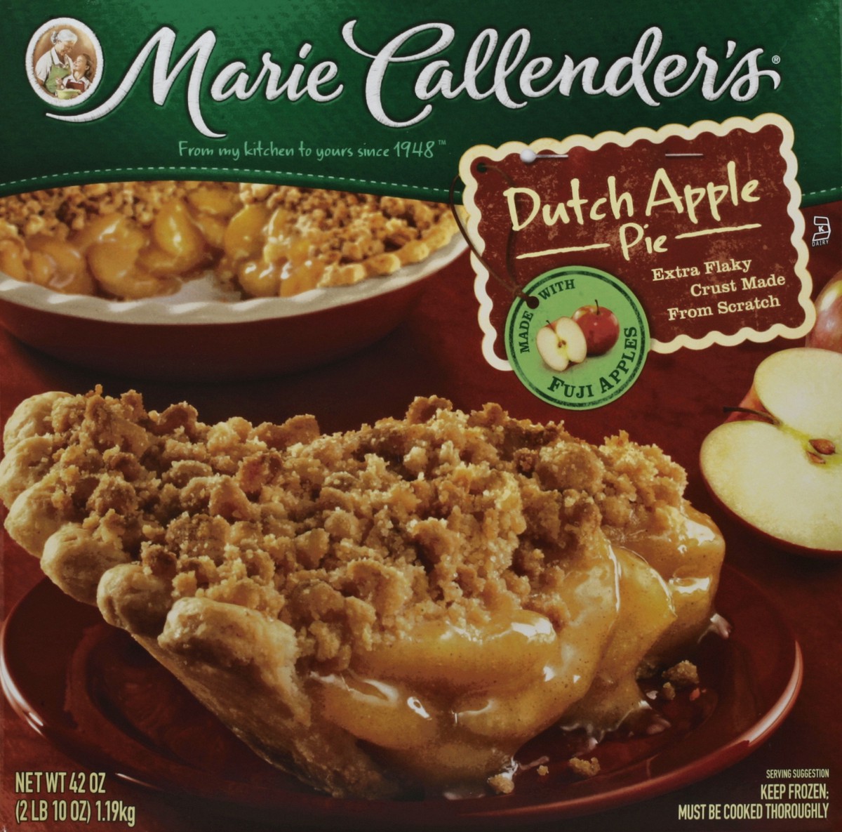 slide 2 of 4, Marie Callender's Frozen Pie Dessert, Dutch Apple, 42 Ounce, 42 oz