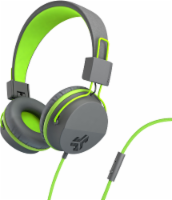 slide 1 of 1, Jlab Audio Neon Wired Headphones - Green/Gray, 1 ct