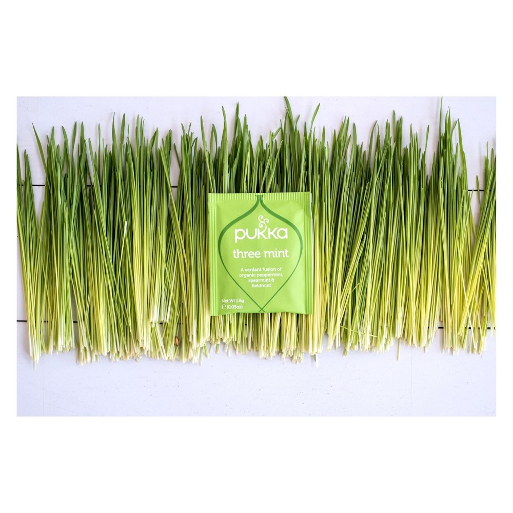 slide 2 of 5, Pukka Herbal Tea Organic Three Mint - 20 Count, 20 ct