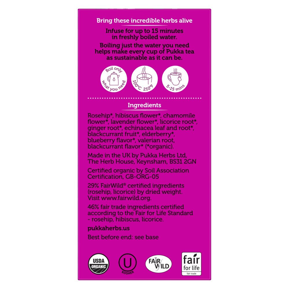 slide 2 of 2, Pukka Tea Night Time Berry, 1 ct