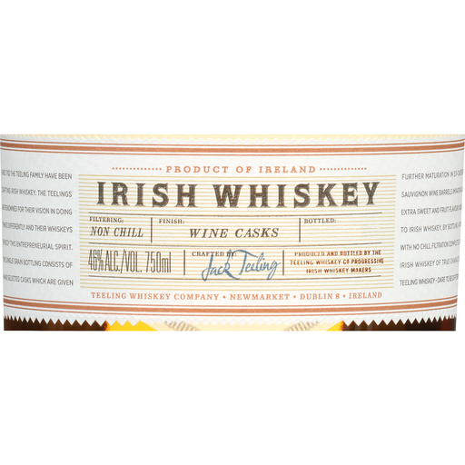 slide 2 of 8, Teeling Irish Whiskey Single Grain, 750 ml
