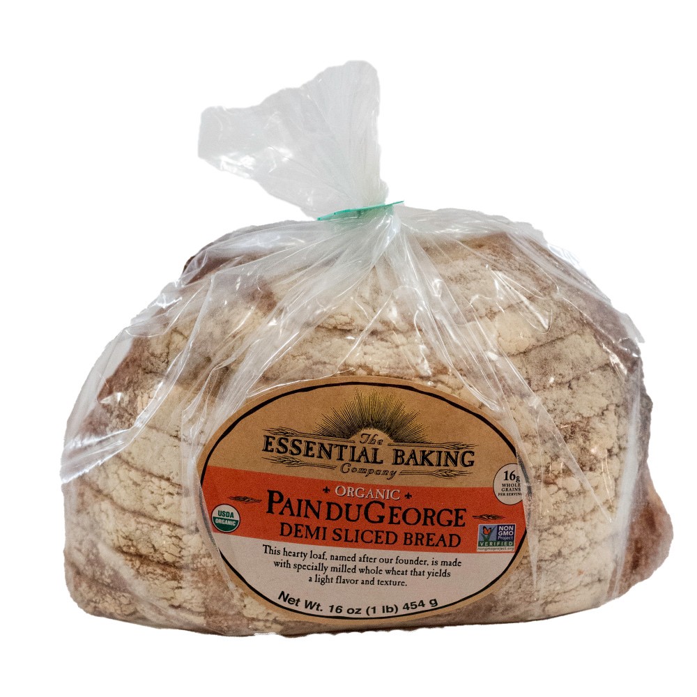 slide 2 of 2, Essential Baking Co. Organic Sliced Pain Du George, 32 oz