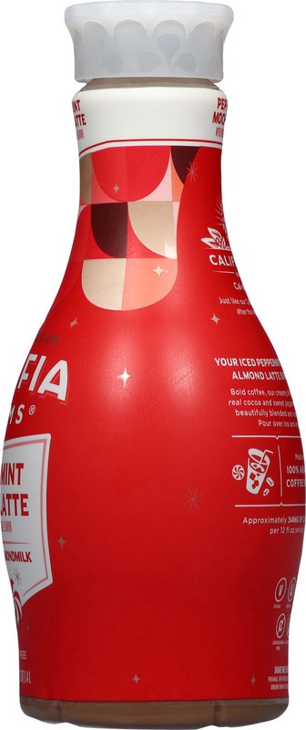 slide 3 of 5, Califia Farms Peppermint Mocha Latte Coffee with Almondmilk 48 fl oz, 48 fl oz