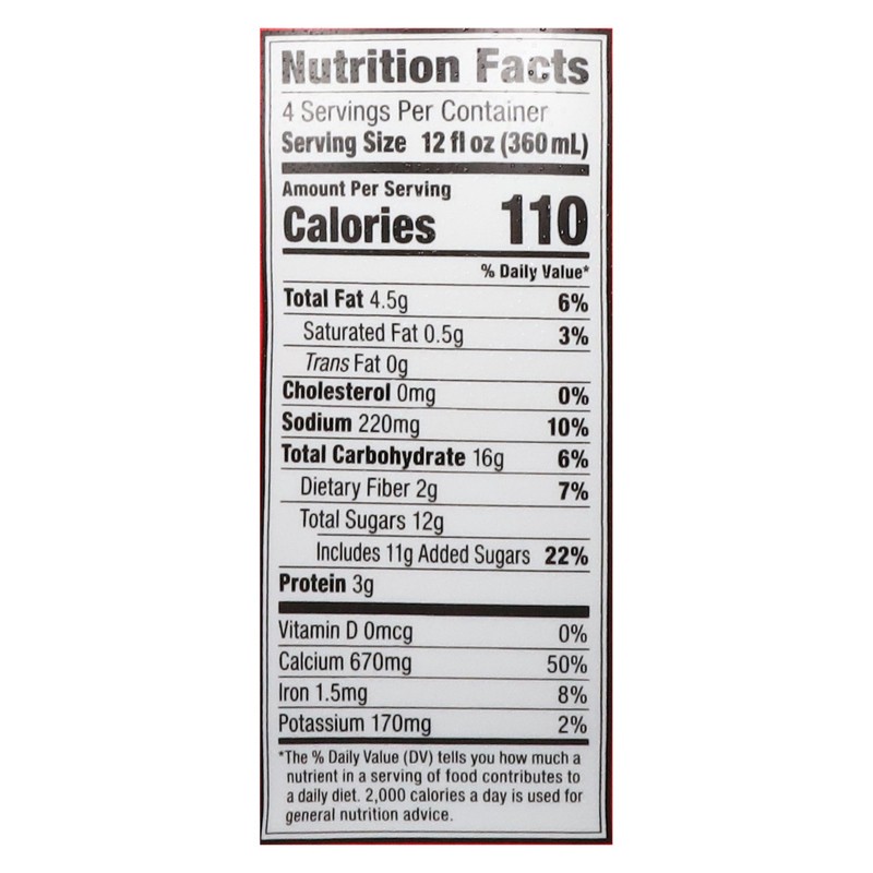 slide 5 of 5, Califia Farms Peppermint Mocha Latte Coffee with Almondmilk 48 fl oz, 48 fl oz