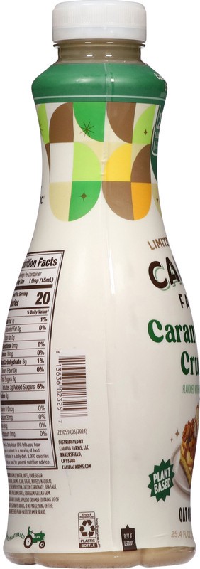 slide 2 of 5, Califia Farms Limited Edition Caramel Apple Crumble Oat Creamer - 25.4 oz, 25.4 oz