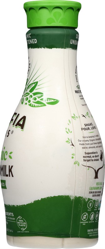 slide 2 of 5, Califia Farms Organic Unsweetened Almond Milk 48 fl oz, 48 fl oz