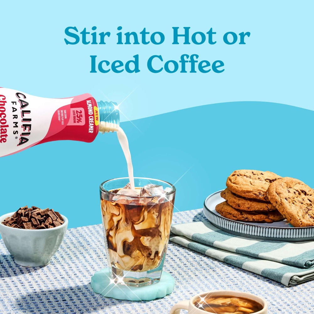 slide 3 of 6, Califia Farms Chocolate Chip Cookie Almond Creamer 25.4 fl oz, 25.4 fl oz