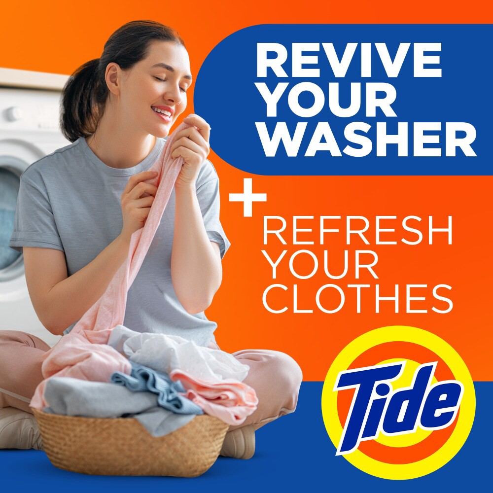 slide 5 of 5, Tide Washing Machine Cleaner 4 Month Value Pack 4 - 2.5 oz Pouches, 4 ct
