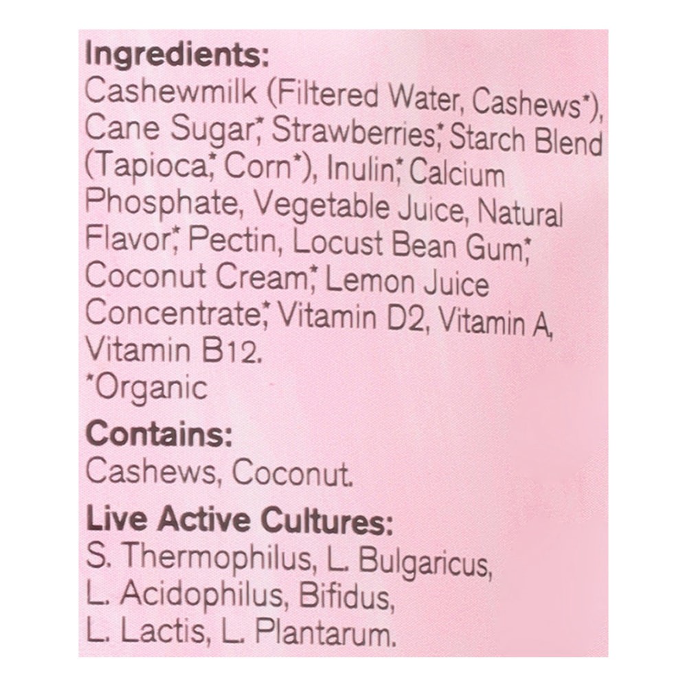 slide 4 of 5, Forager Project Project Organic Kids Strawberry Cashew Milk Yogurt 3.2 oz, 3.2 oz