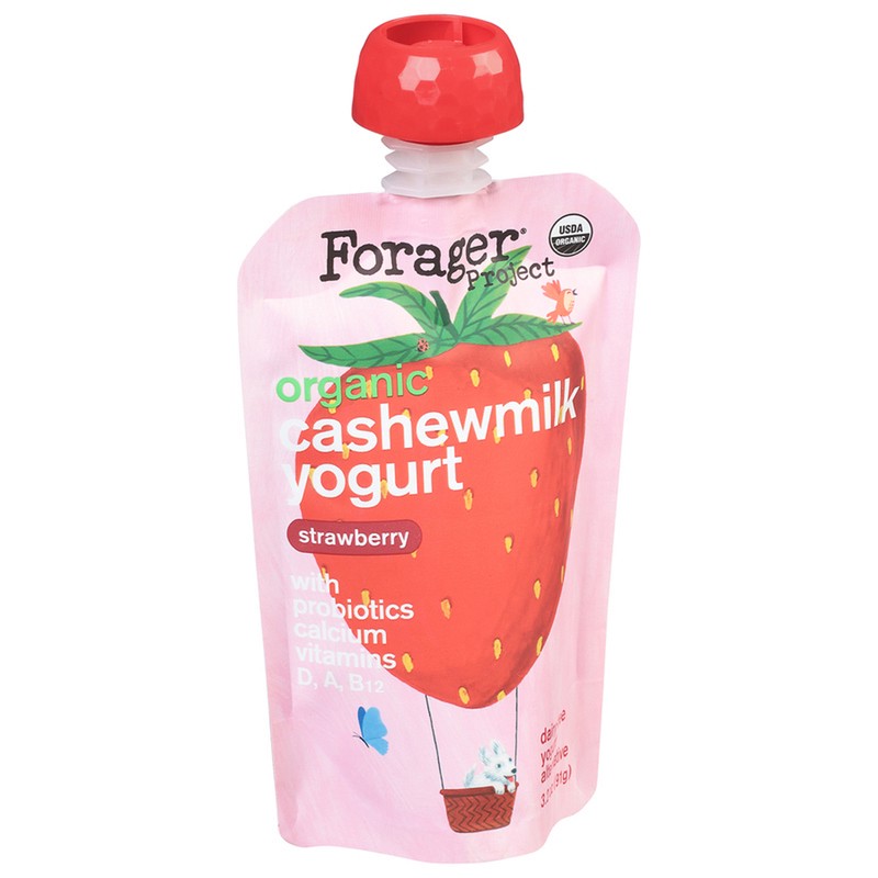slide 5 of 5, Forager Project Dairy Free Organic Kids Strawberry Cashewmilk Yogurt 3.2 oz, 3.2 oz