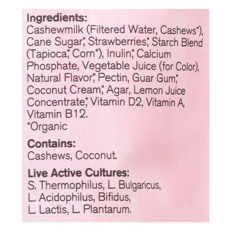 slide 2 of 5, Forager Project Dairy Free Organic Kids Strawberry Cashewmilk Yogurt 3.2 oz, 3.2 oz