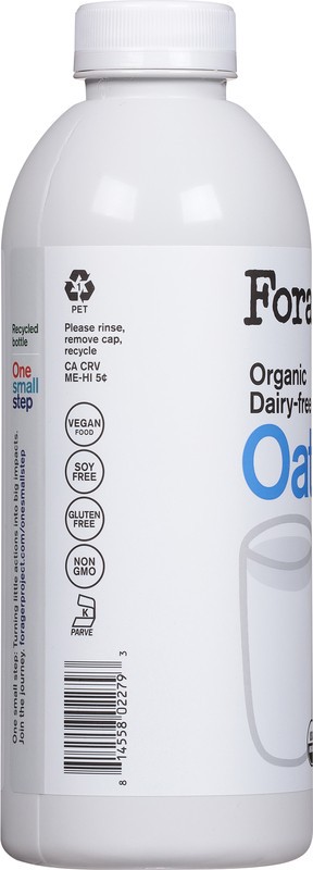 slide 3 of 5, Forager Project Dairy-Free Organic Plant-Based Oat Milk 28 fl oz, 28 fl oz