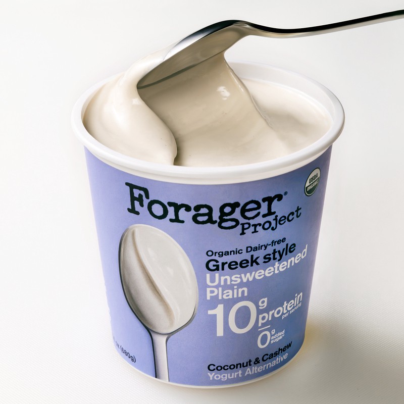 slide 2 of 2, Forager Project Dairy-Free Organic Greek Style Cultured Coconut & Cashew Unsweetened Plain Yogurt 24 oz, 24 oz