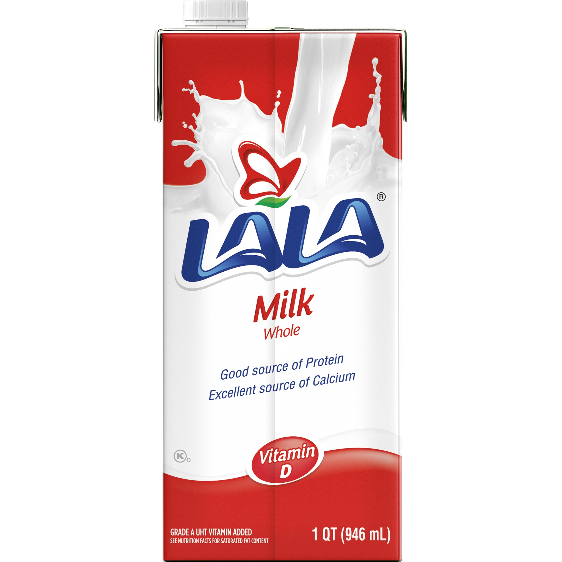 slide 6 of 8, LALA Uht Whl Milk, 32 oz
