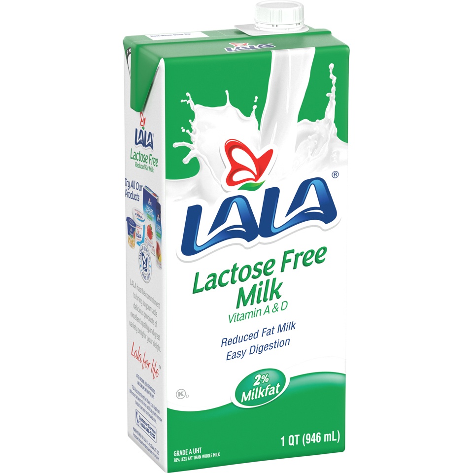 slide 8 of 8, LALA Lactose Free Uht Milk, 32 oz