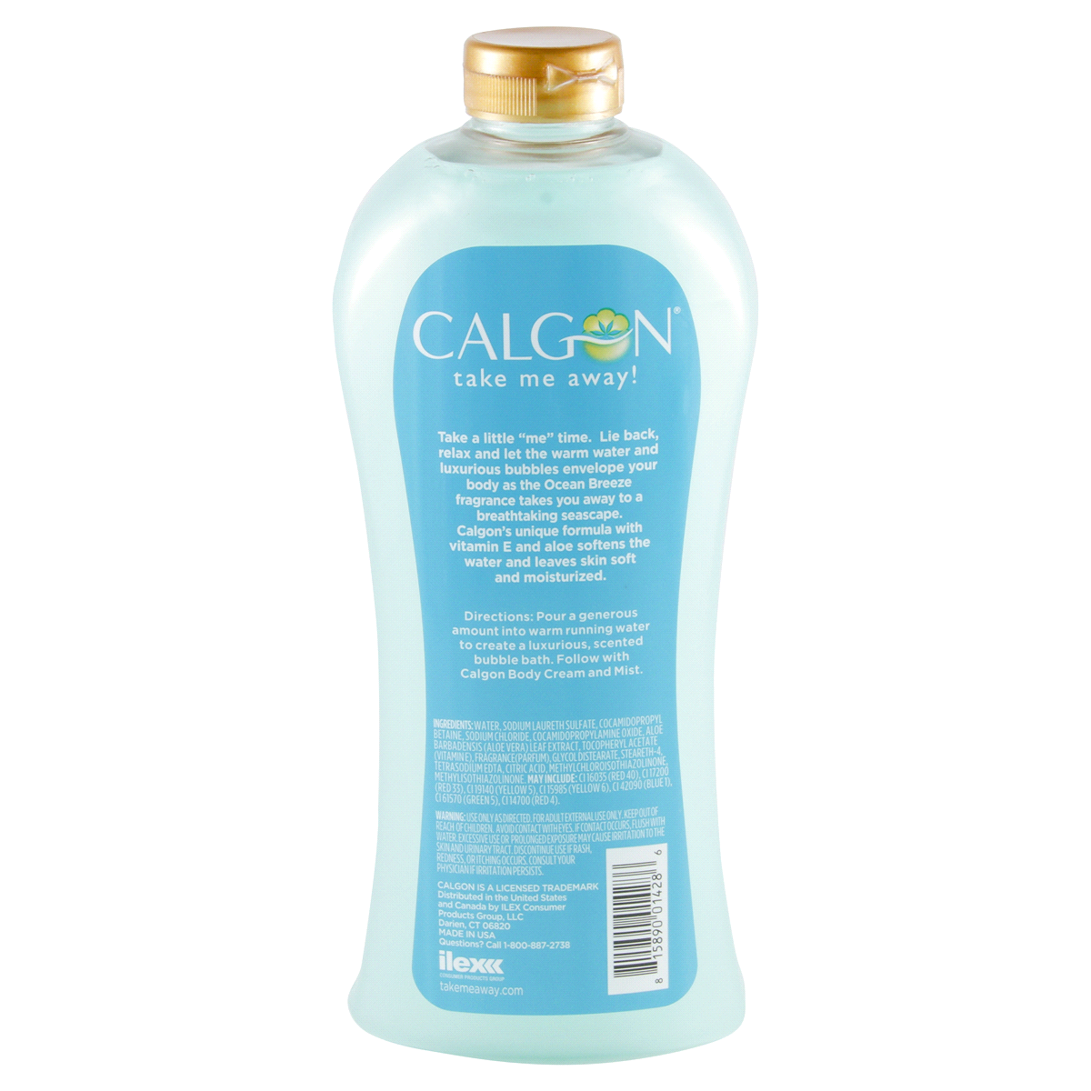 slide 2 of 2, Calgon Ocean Breeze Skin Silkening Bubble Bath, 30 oz