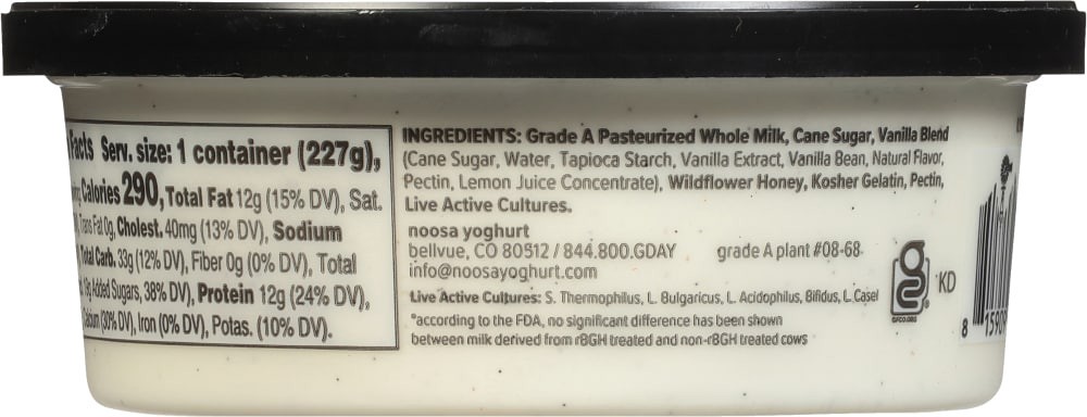 slide 2 of 5, Noosa Vanilla Bean Finest Yoghurt 8 oz, 8 oz